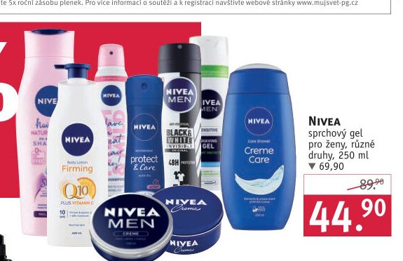 NIVEA sprchový gel pro ženy