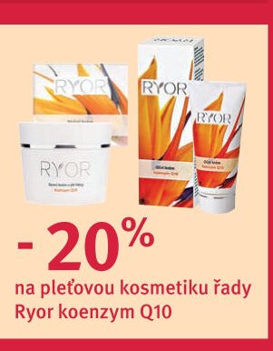 pleťová kosmetika řady Ryor koenzym Q10