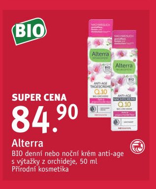 Alterra BIO denní nebo noční krém anti-age