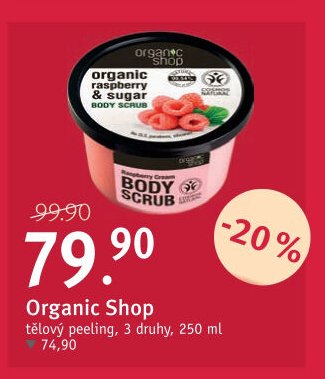 Organic Shop tělový peeling