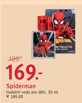 Spiderman toaletní voda pro děti, 30 ml