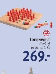 IDEENWELT dřevěný pasians, 1 ks