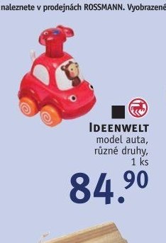IDEENWELT model auta, různé druhy, 1 ks