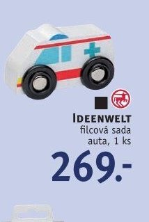IDEENWELT filcová sada auta, 1 ks