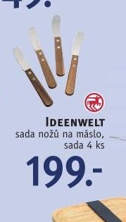 IDEENWELT sada nožů na máslo, sada 4 ks