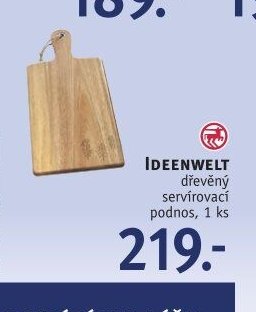 IDEENWELT dřevěný servírovací podnos, 1 ks