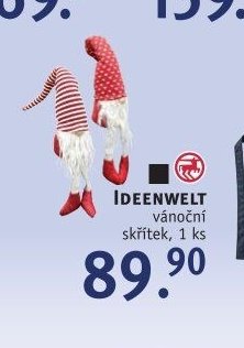 IDEENWELT vánoční skřítek, 1 ks