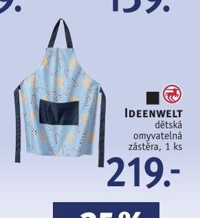 IDEENWELT dětská omyvatelná zástěra, 1 ks