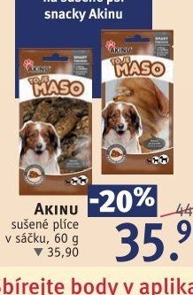 AKINU sušené plíce v sáčku, 60 g