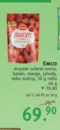 EMCO mrazem sušené ovoce