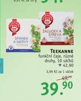 TEEKANNE funkční čaje