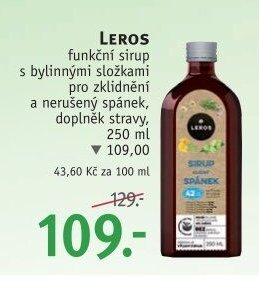 LEROS funkční sirup