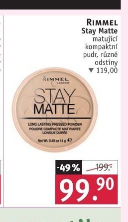 Rimmel Stay Matte