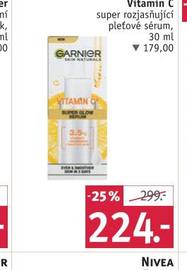GARNIER Vitamin C super rozjasňující pleťové sérum