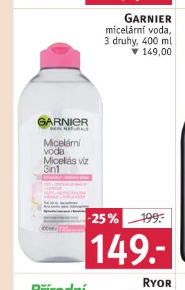 GARNIER micelární voda