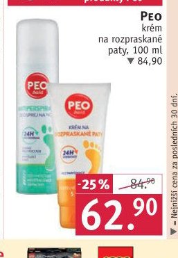 Peo krém na rozpraskané paty, 100 ml