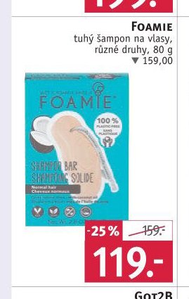 FOAMIE tuhý šampon na vlasy