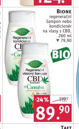 BIONE regenerační šampon nebo kondicionér