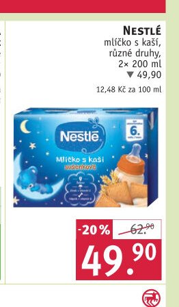 NESTLÉ mlíčko s kaší