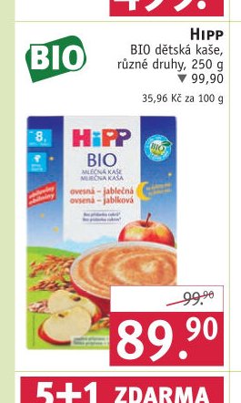 HIPP BIO dětská kaše