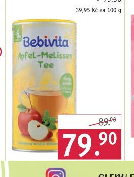 BEBIVITA instantní ovocný čaj