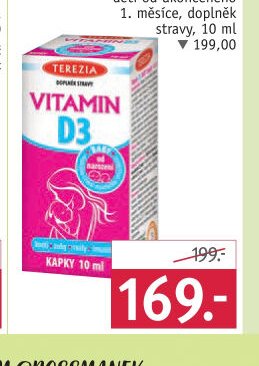 TEREZIA vitamin D3, kapky