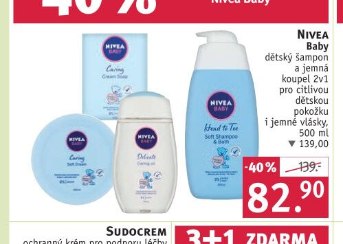 Nivea Baby dětský šampon a jemná koupel 2v1