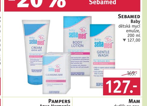Sebamed Baby dětská mycí emulze