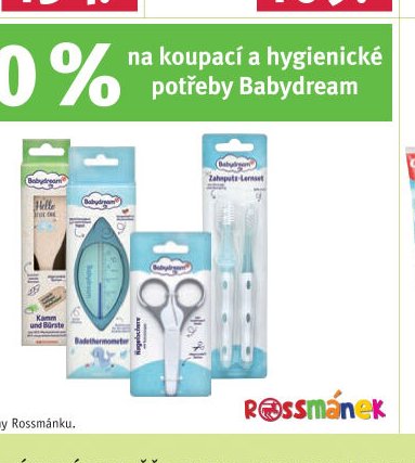 Babydream koupací a hygienické potřeby