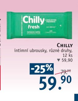 Chilly intimní ubrousky
