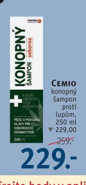 Cemio konopný šampon