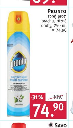 Pronto sprej proti prachu