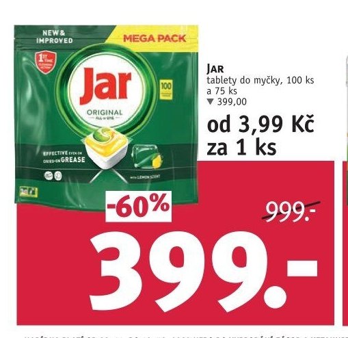 Jar tablety do myčky