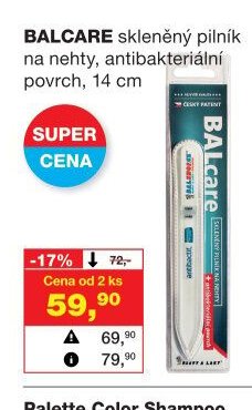 BALCARE skleněný pilník na nehty - Barvy a laky drogerie aktualniletaky.eu