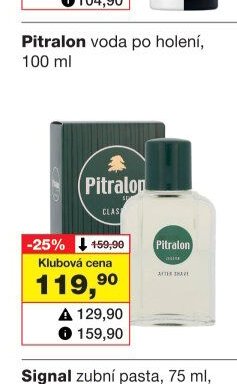 Pitralon voda po holení - Barvy a laky drogerie aktualniletaky.eu