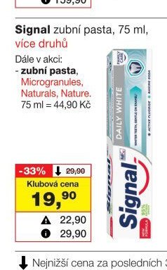 Signal zubní pasta