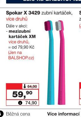 Spokar X 3429 zubní kartáček - Barvy a laky drogerie aktualniletaky.eu