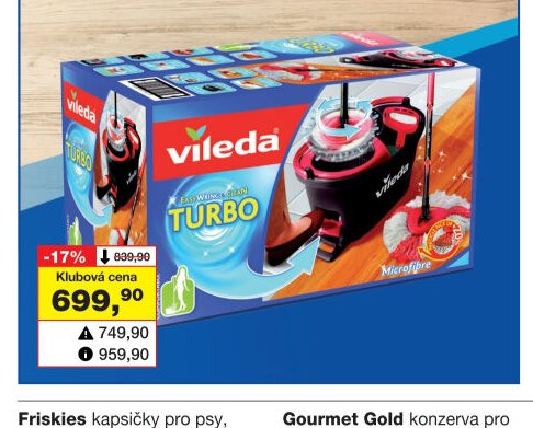 Vileda Easy Wring & Clean mop set Turbo