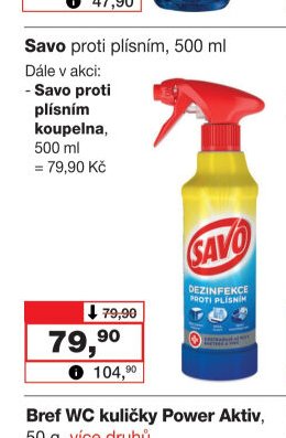 Savo proti plísním, 500 ml