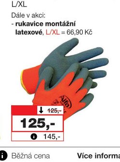 Mako zimní pracovní rukavice