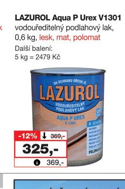 LAZUROL Aqua P Urex V1301