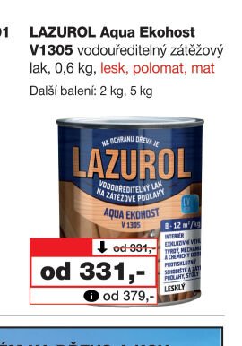 LAZUROL Aqua Ekohost V1305