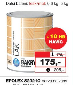 BAKRYLEX lak disperzní univerzální V1302