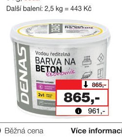 DENAS na beton EKONOMIK