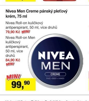 Nivea Men Creme pánský pleťový krém