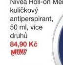 Nivea Roll-on Men kuličkový antiperspirant