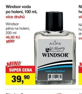 Windsor voda po holení, 100 ml