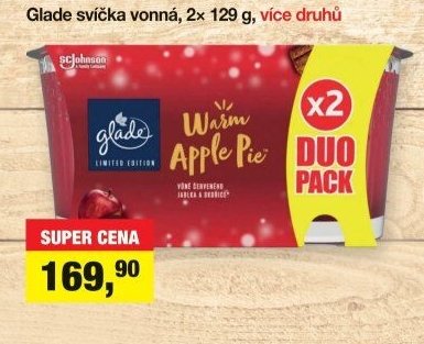 Glade svíčka vonná, 2x 129 g