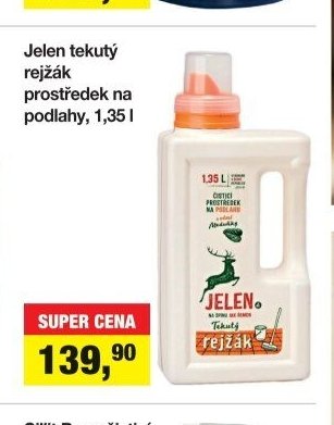 Jelen tekutý rejžák prostředek na podlahy, 1,35 l