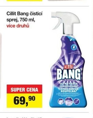 Cillit Bang čisticí sprej, 750 ml, více druhů